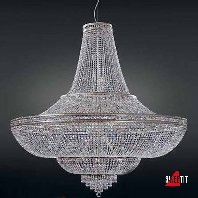 Люстра Italamp 1020/144 Nickel / Glass