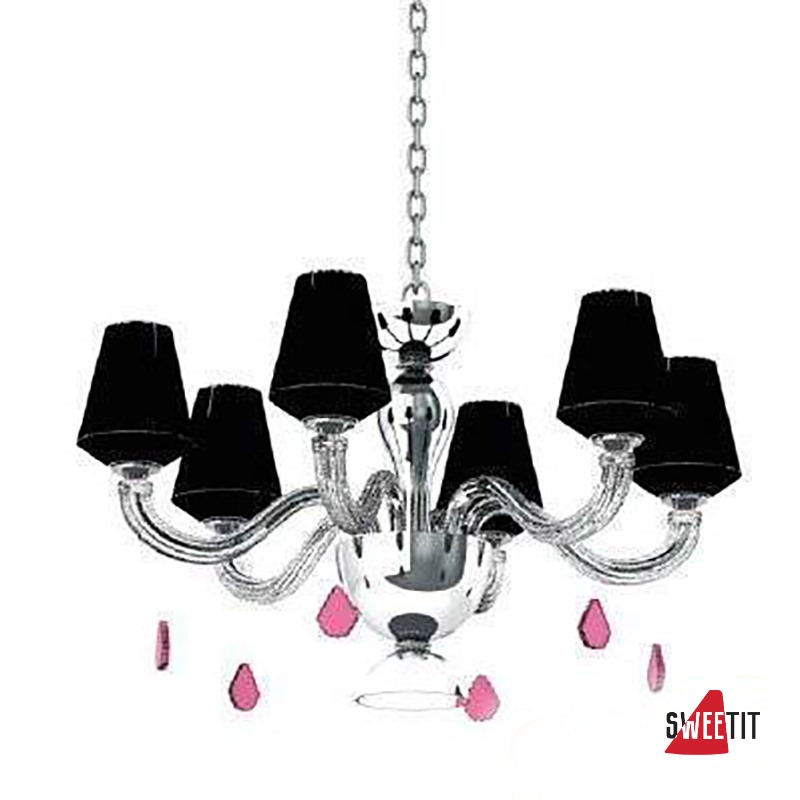 Люстра Beby Group Pure 7820B02 Chrome Silver Cortina Black Lilac