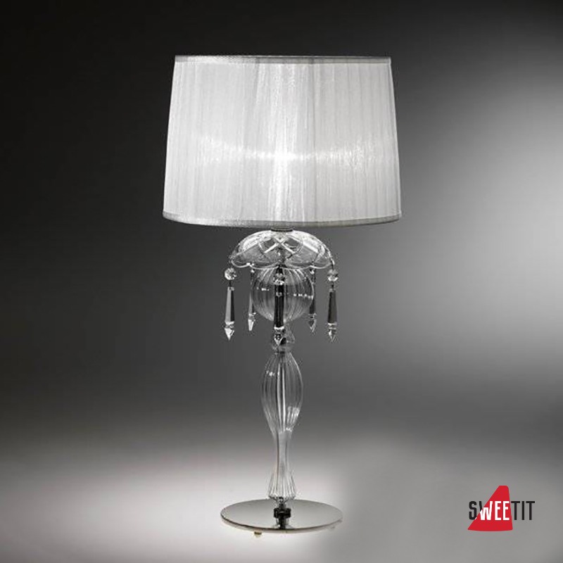 Настольный светильник Italamp 348/LG Transp. / NK / SW Elements / White shade