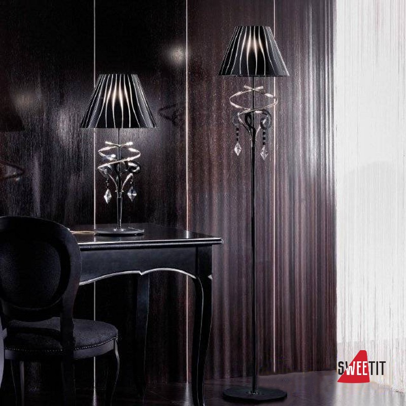 Торшер Masca Chic 1831/P Nero lucido / Glass 509