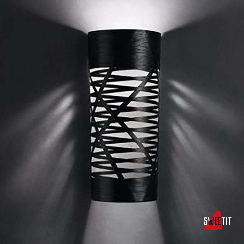 Светильник настенный FOSCARINI TRESS GRANDE PARETE NERO
