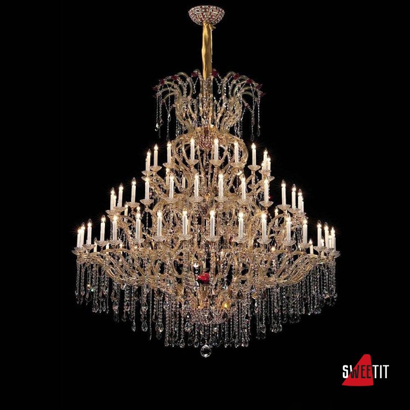 Люстра Beby Queen of Roses 9000B17 Light gold Cut Almond