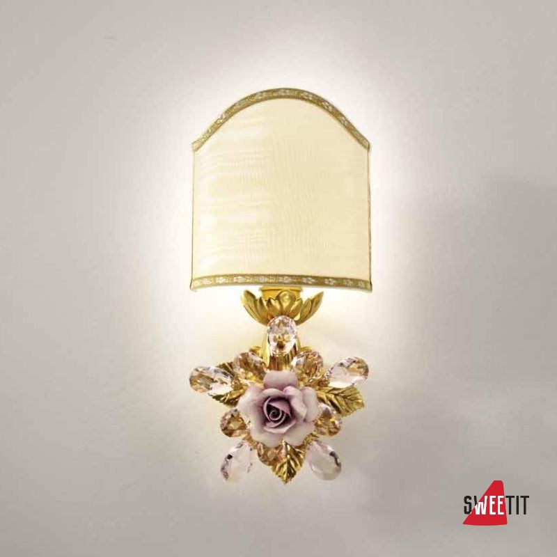 Бра Villari Crystal Rose Wall Light 4022411.200/QE0030.402