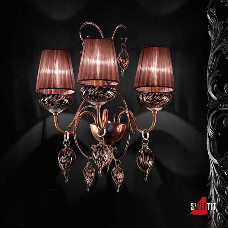 Бра IDL Royal Gala 444/3A royal maroon