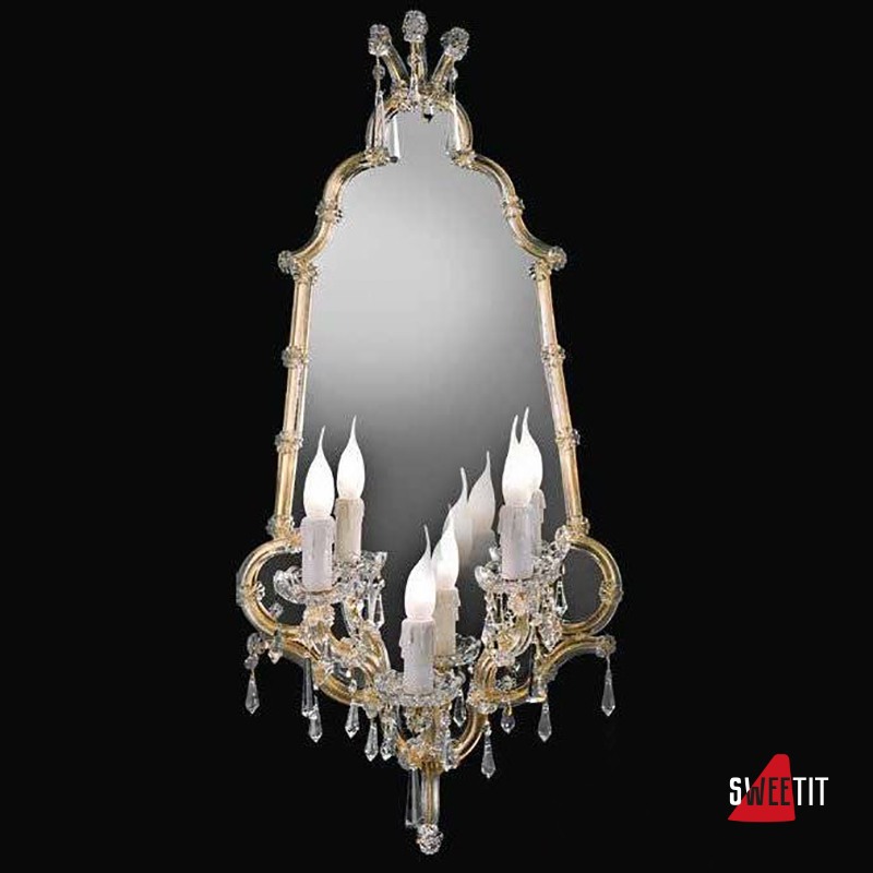 Бра Beby Group Novecento 440/3S Light gold CUT CRYSTAL