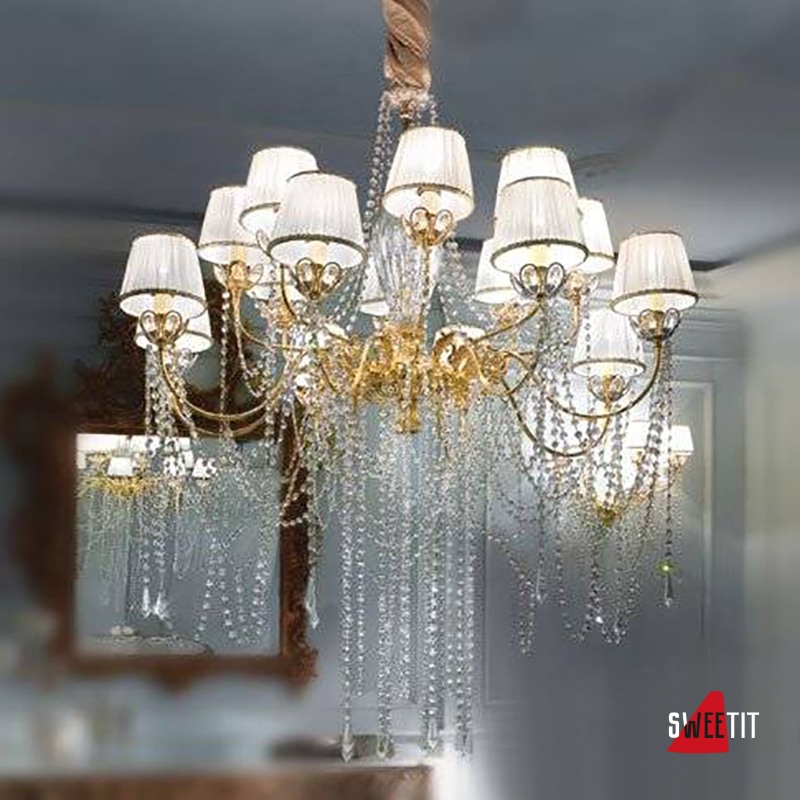 Люстра Il Paralume MARINA 4434 1744/CH16 ORO 24K