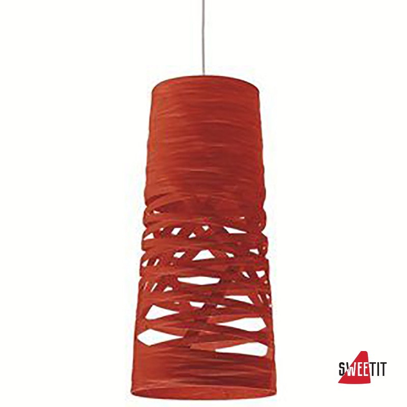 Подвесной светильник FOSCARINI TRESS MINI SOSPENSIONE ROSSO H. 5 MT