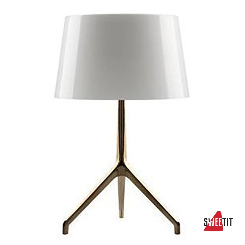 Настольная лампа FOSCARINI LUMIERE XXL TAVOLO BRONZO/BIANCO