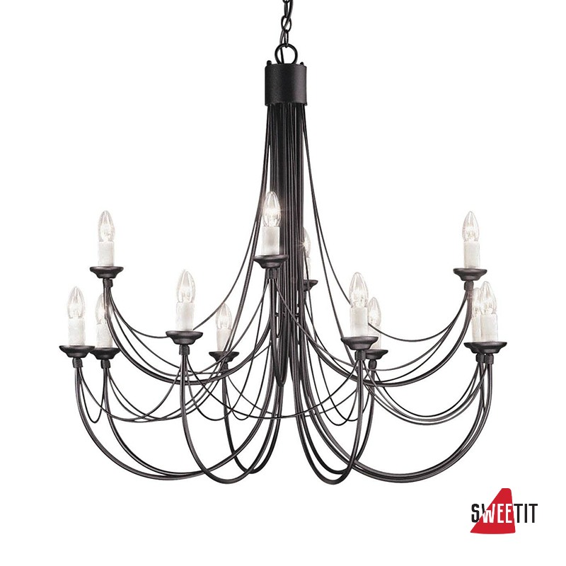 Люстра Elstead Lighting Carisbrooke CB12 BLACK