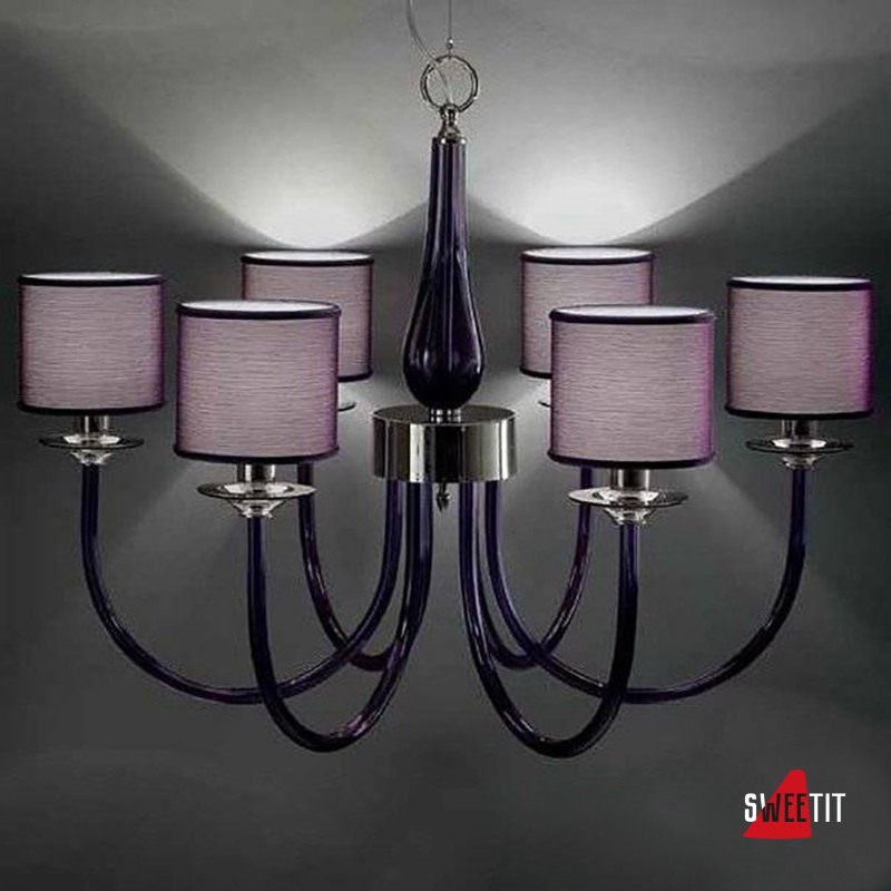 Люстра Italamp 383/6 Purple / NK