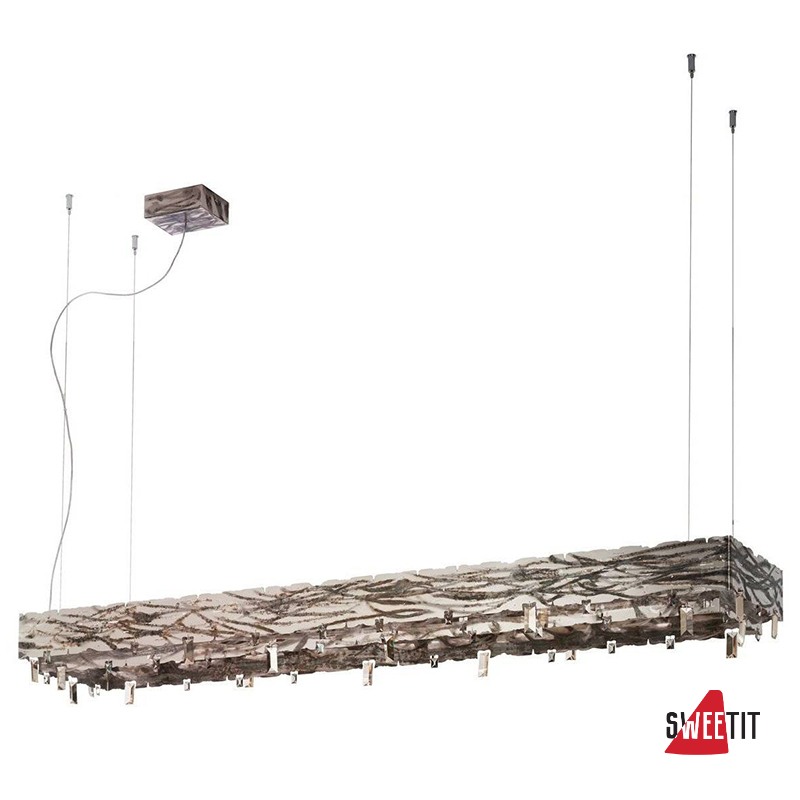 Подвесной светильник IDL Castle 602/160X30 striated silver corten