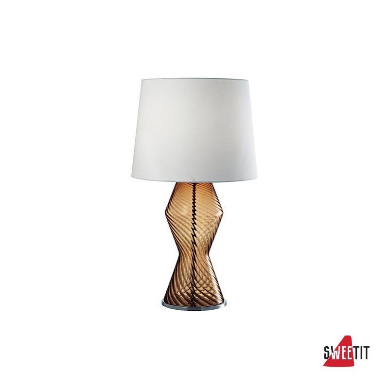 Настольная лампа Barovier&Toso Vania 5572 Арматура GL/AL/VL/CC/VA/BW/IC/VI Абажур NN/BB
