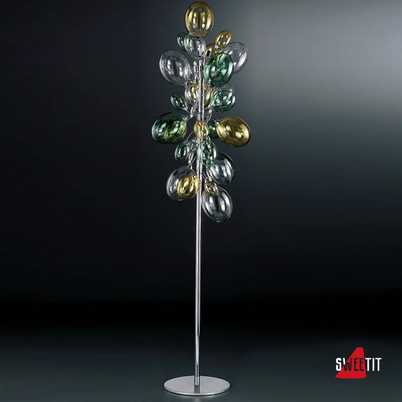 Торшер IDL Nuvola 372/8P chrome + multicolour