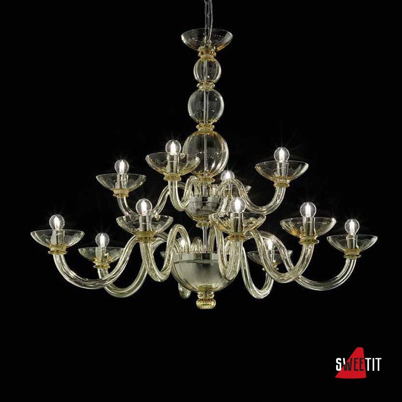 Люстра Sylcom Candiano 1532/8+4 K TOP