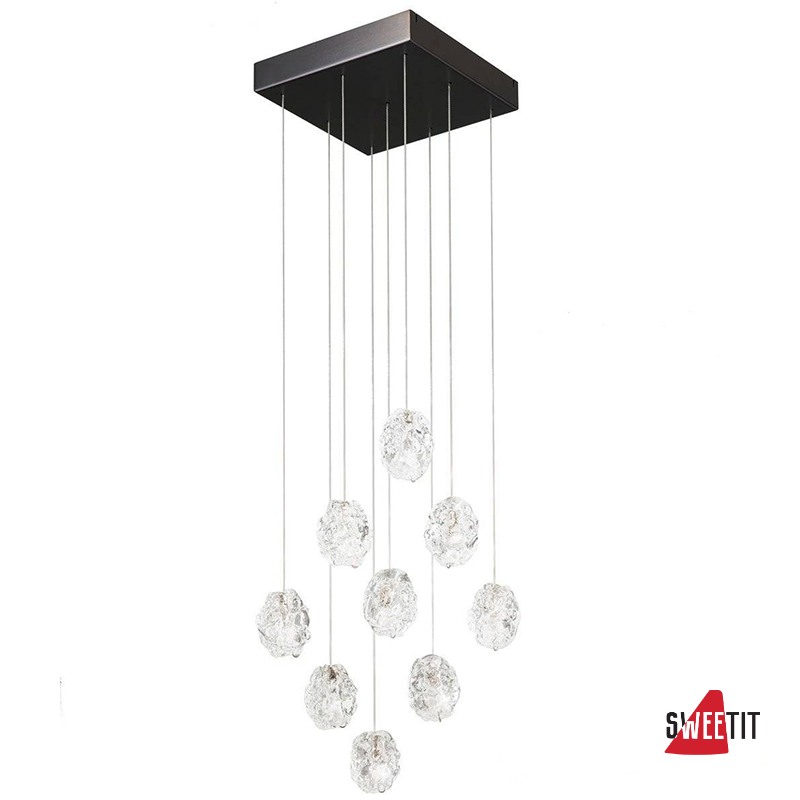 Потолочный светильник IDL Stardust 609/9 brushed matt black nickel