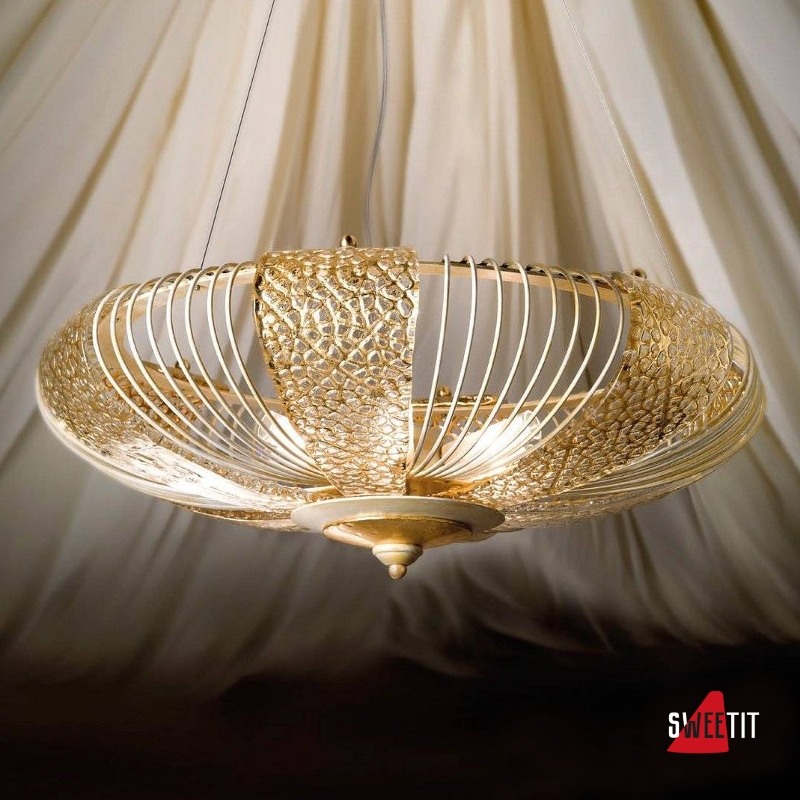 Подвесной светильник Masca Marrakech 1871/6S Oro decape/Glass 592