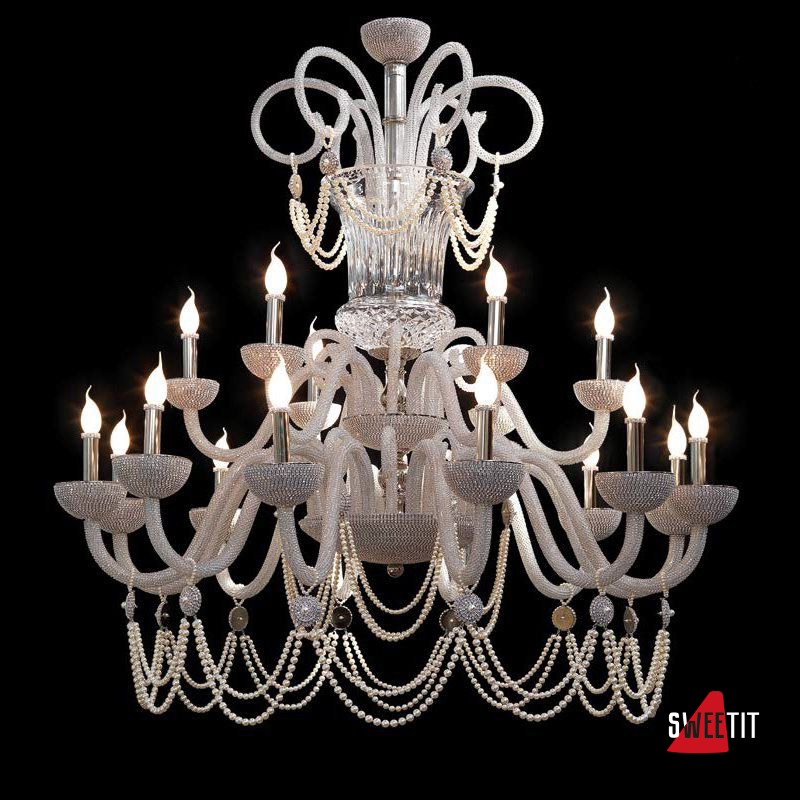 Люстра Non Solo Luce Crystals Collection Giulia CH-18 N