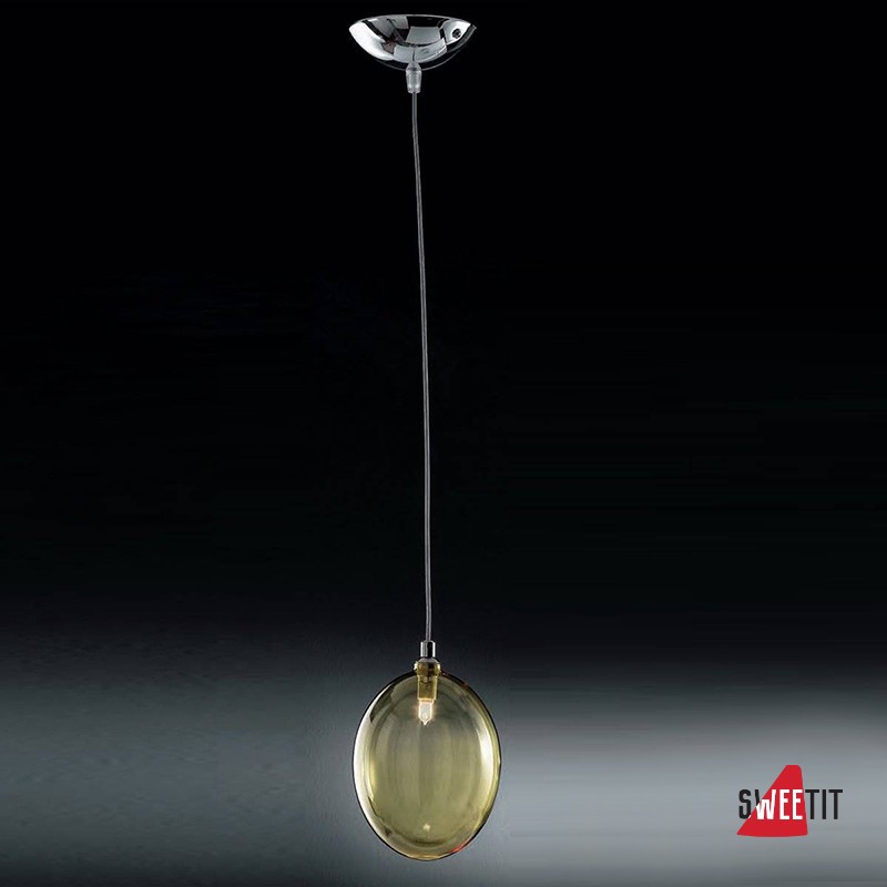 Подвесной светильник IDL Bolla 380/1S chrome + GIALLO