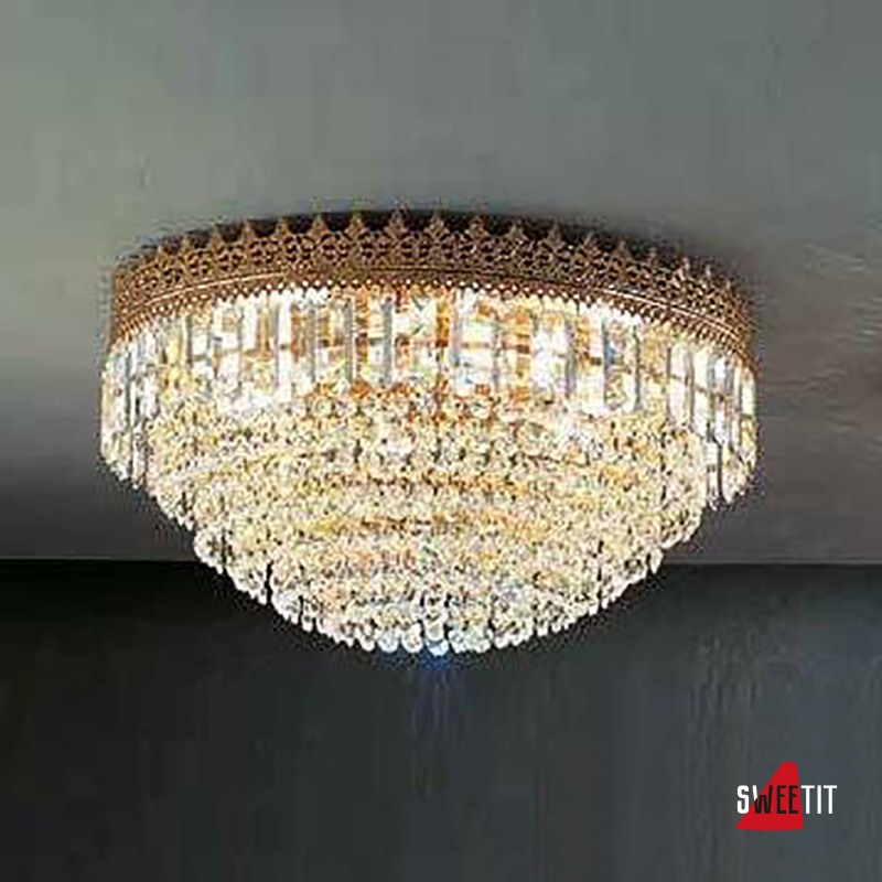 Потолочный светильник Beby Group Empire 1700/6/PL Bronze Brushed CUT CRYSTAL