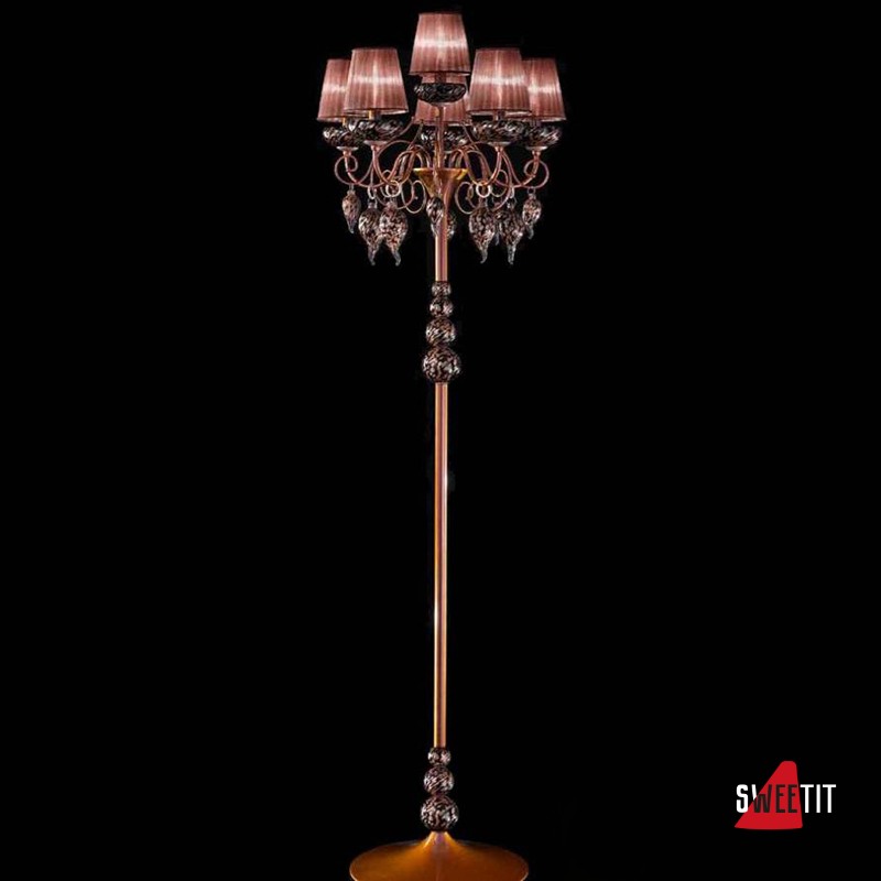 Торшер IDL Royal Gala 444/6P Royal Maroon