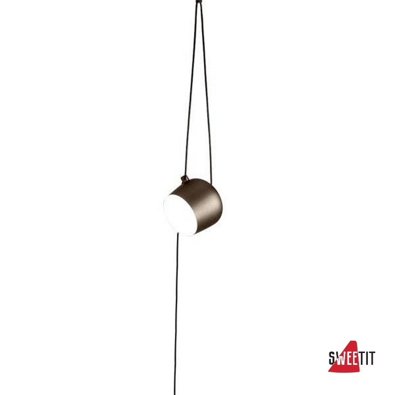 Подвесной светильник Flos AIM Small Cable Plug Anodized brown F0097026