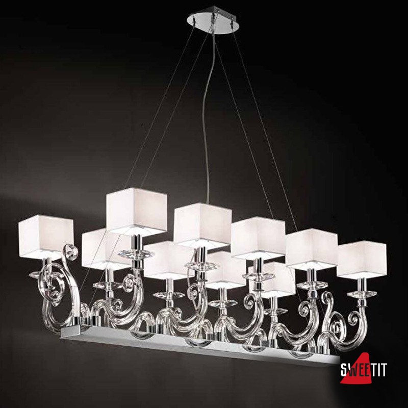 Люстра Renzo Del Ventisette Contemporary L 14451/10 CP DEC. CROMO M