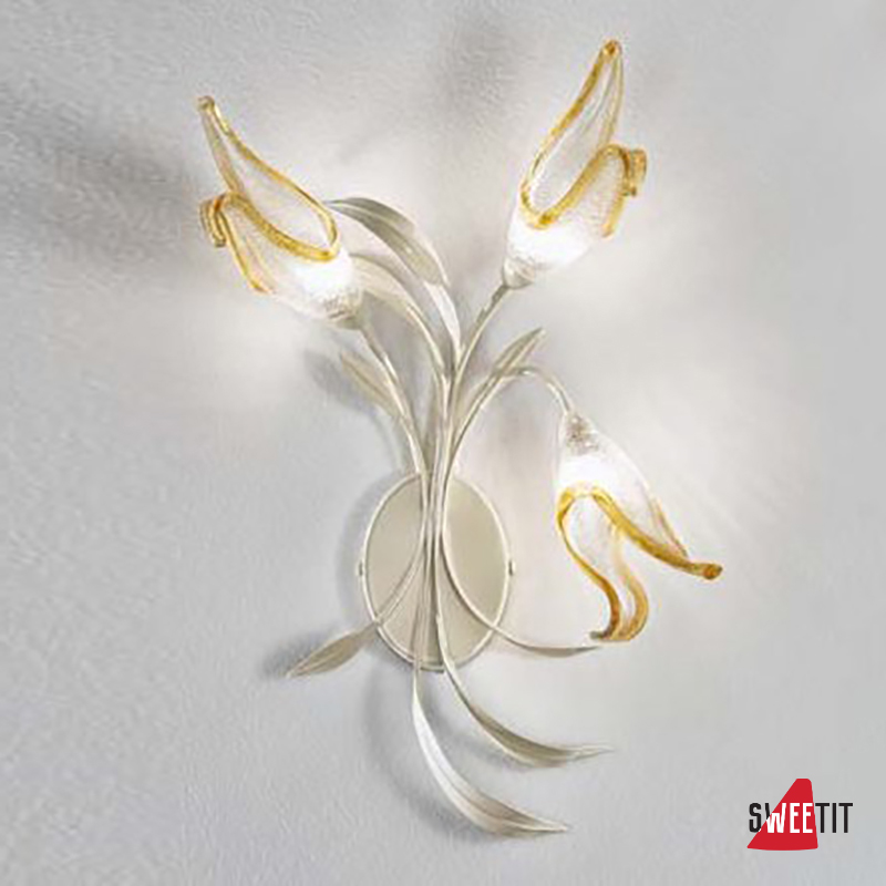 Бра IDL Alloro 319/3A Soft ivory Amber