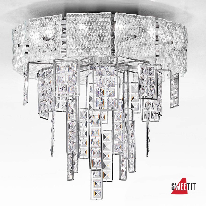 Потолочный светильник IDL Crystalline 493/10PF transparent