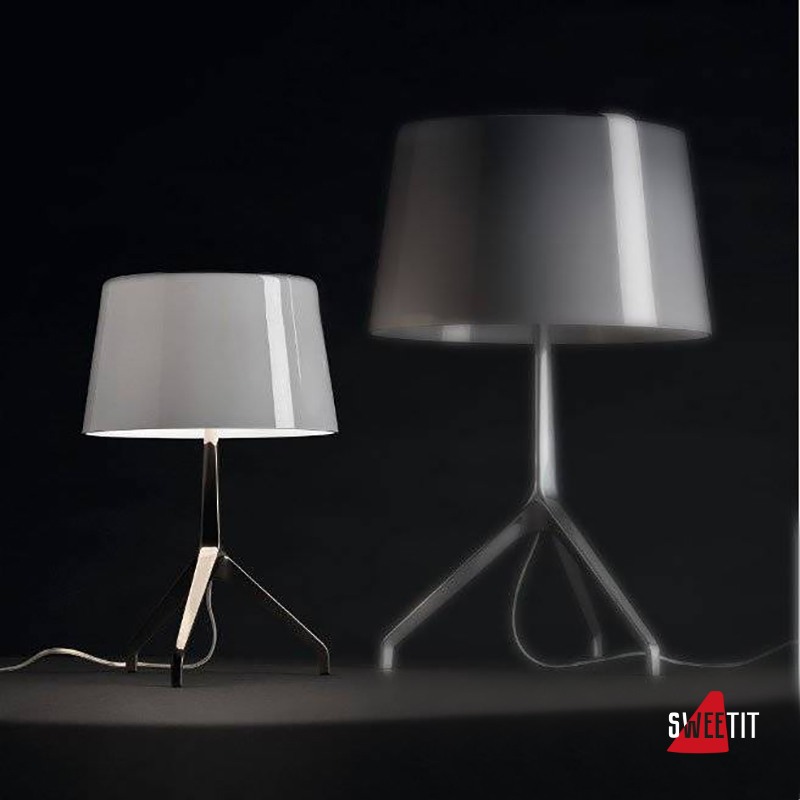 Настольная лампа Foscarini Lumiere XXS Chrome Black/Grey 1910012C 24