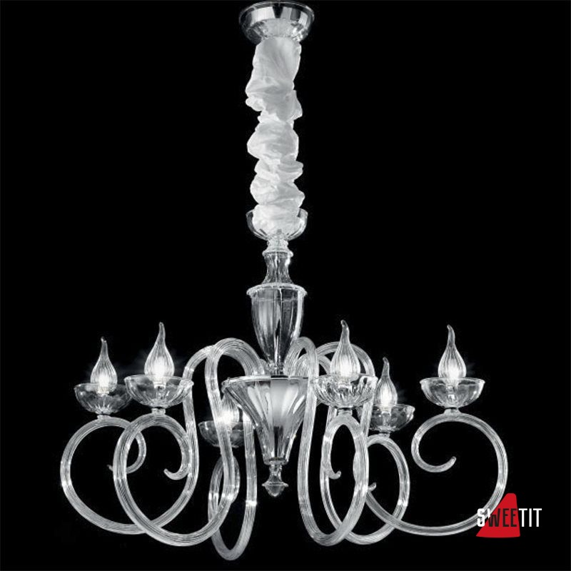 Люстра IDL Baroque 449/6 Transparent