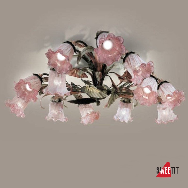 Потолочная люстра Renzo Del Ventisette "Floreale" PL 13461/12 DEC. 048