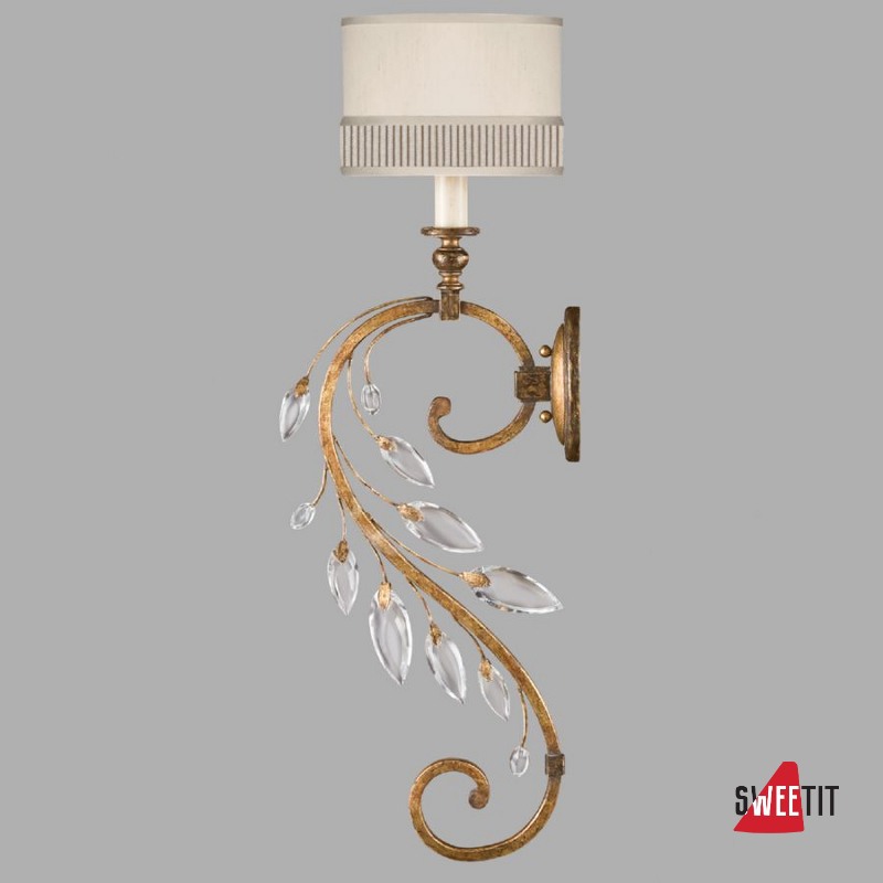 Бра FINE ART LAMPS Crystal Laurel Gold 774850