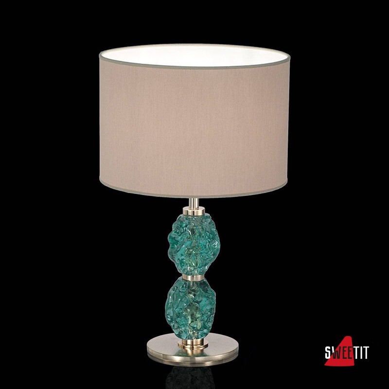 Настольная лампа IDL Charme 600/1LM bronze dove grey green