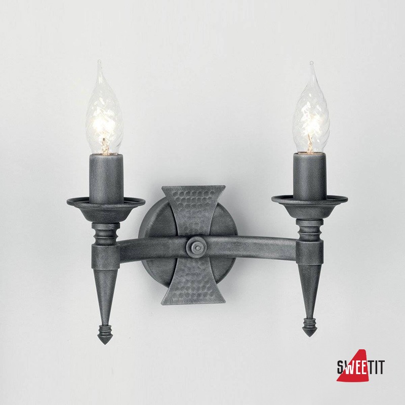 Бра Elstead Lighting Saxon SAX2 BLK/SIL