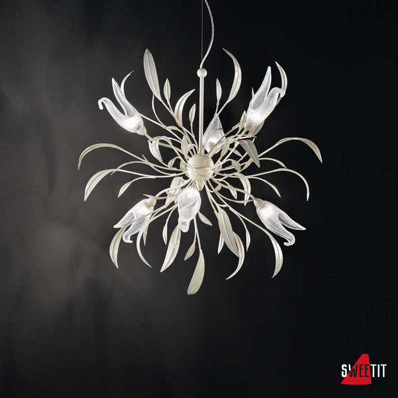 Люстра IDL Alloro 319/6C Soft ivory White Milk