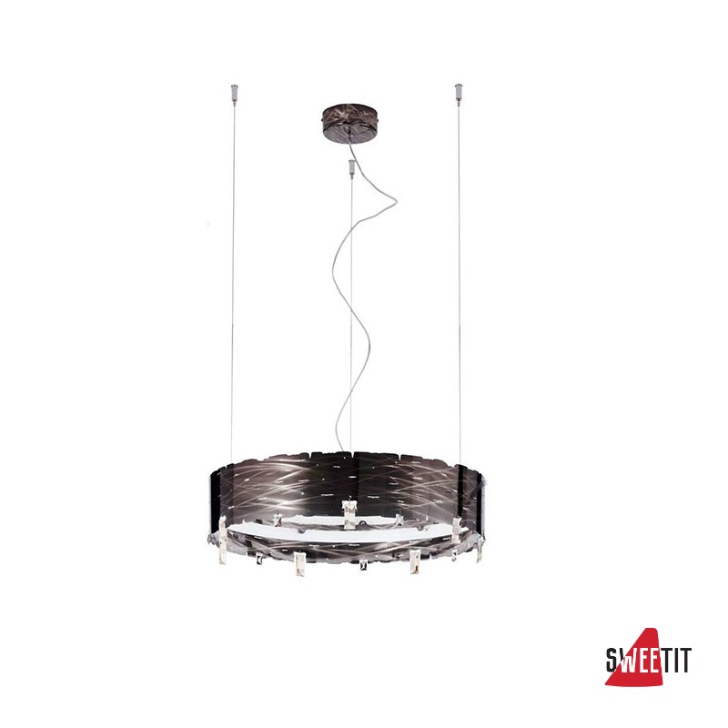Подвесной светильник IDL Castle 602/60 striated black nickel