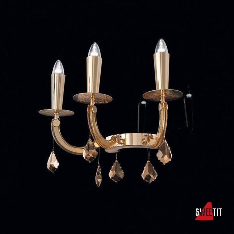 Бра Beby Group Privilege 0240A01 Light gold Golden Portoino SW Jet Golden Teak