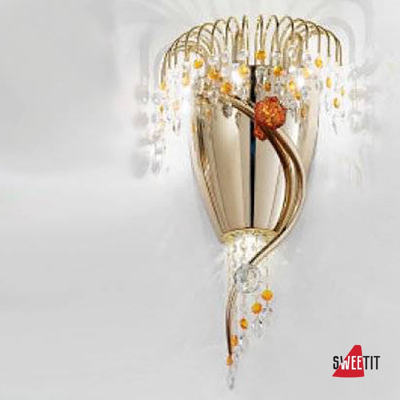 Настенный светильник IDL Divina 439/3+2A Gold