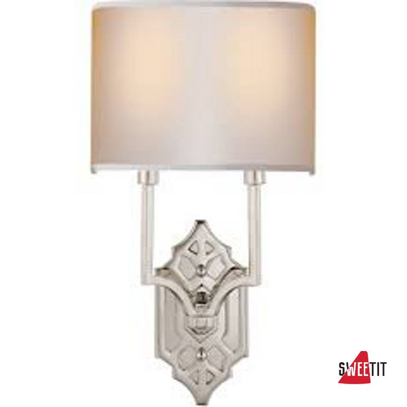 Бра Visual Comfort Silhouette Fretwork TOB2600PN-NP