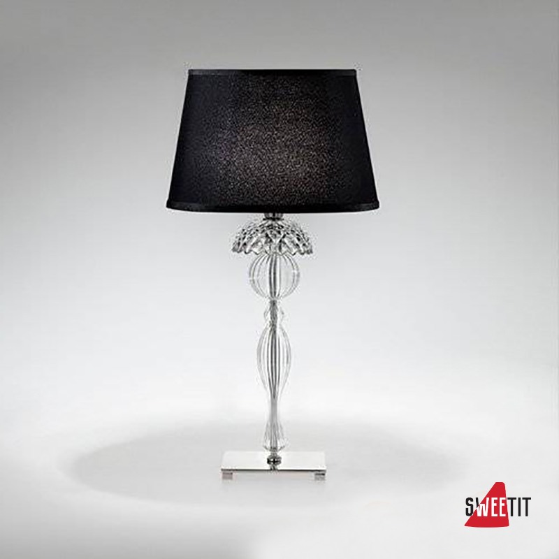 Настольный светильник Italamp 349/LG Transp. / NK / Black shade