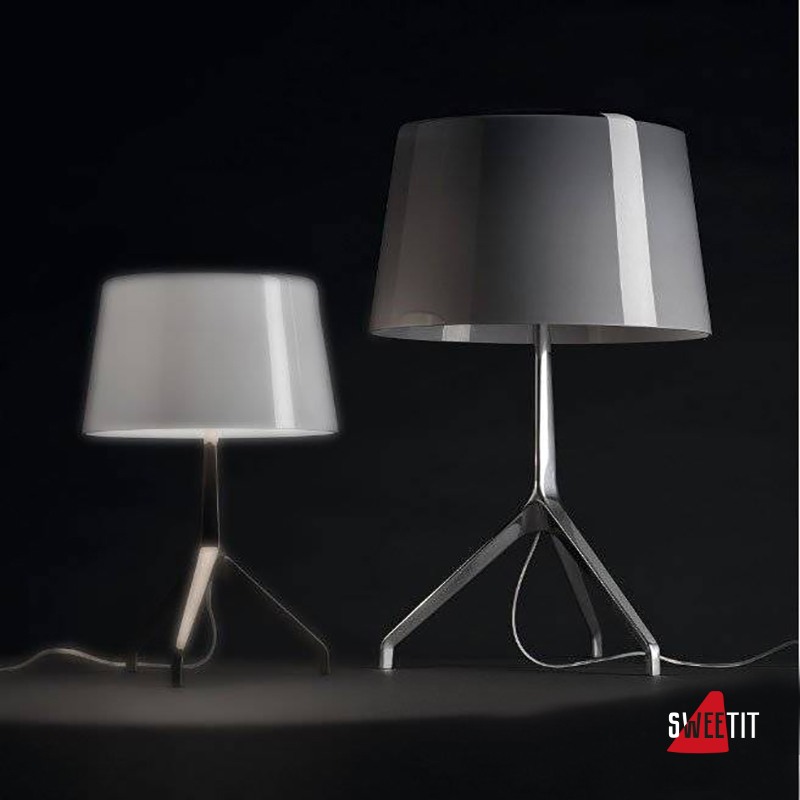 Настольная лампа Foscarini Lumiere XXL Chrome Black/Grey 191001C 24