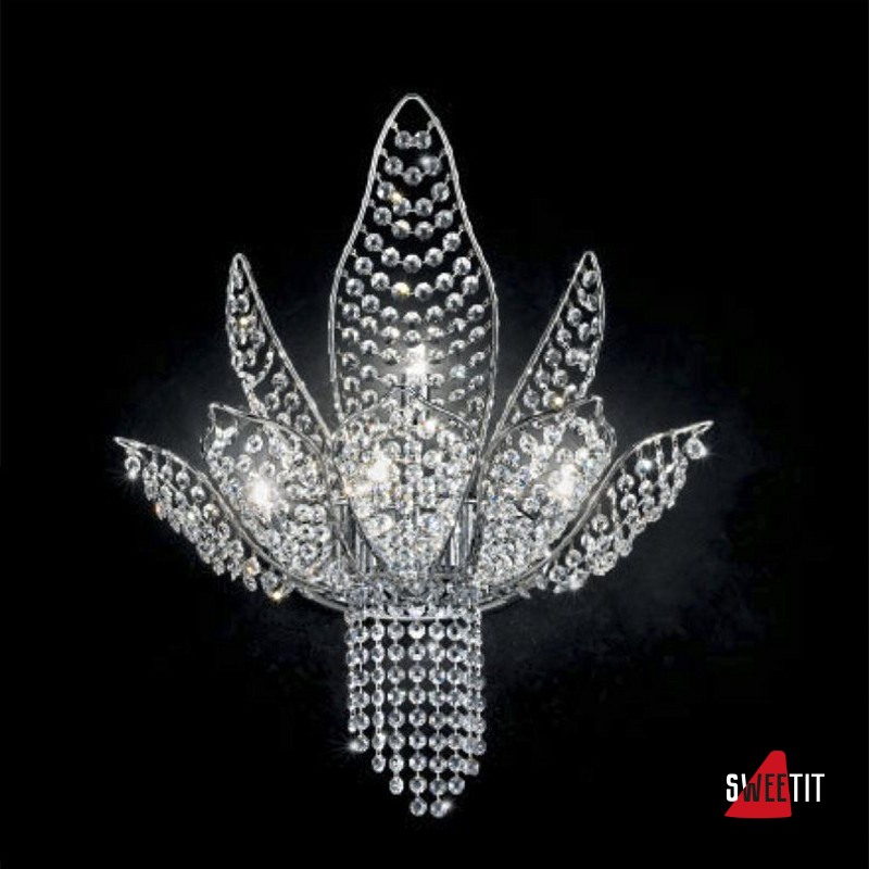 Бра IDL CHRYSALIS Ninfea 436/4+1A Chrome
