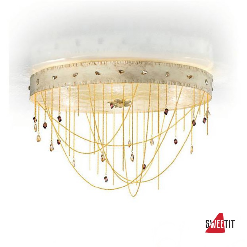 Потолочный светильник IDL Heritage 443/6PF shiny ivory