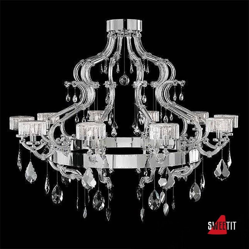 Потолочная люстра Beby Diamond 0170B01 Chrome Swarovski Plaque