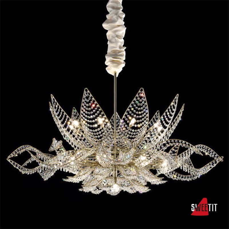 Люстра IDL CHRYSALIS Ninfea 436/18+1 GOLD