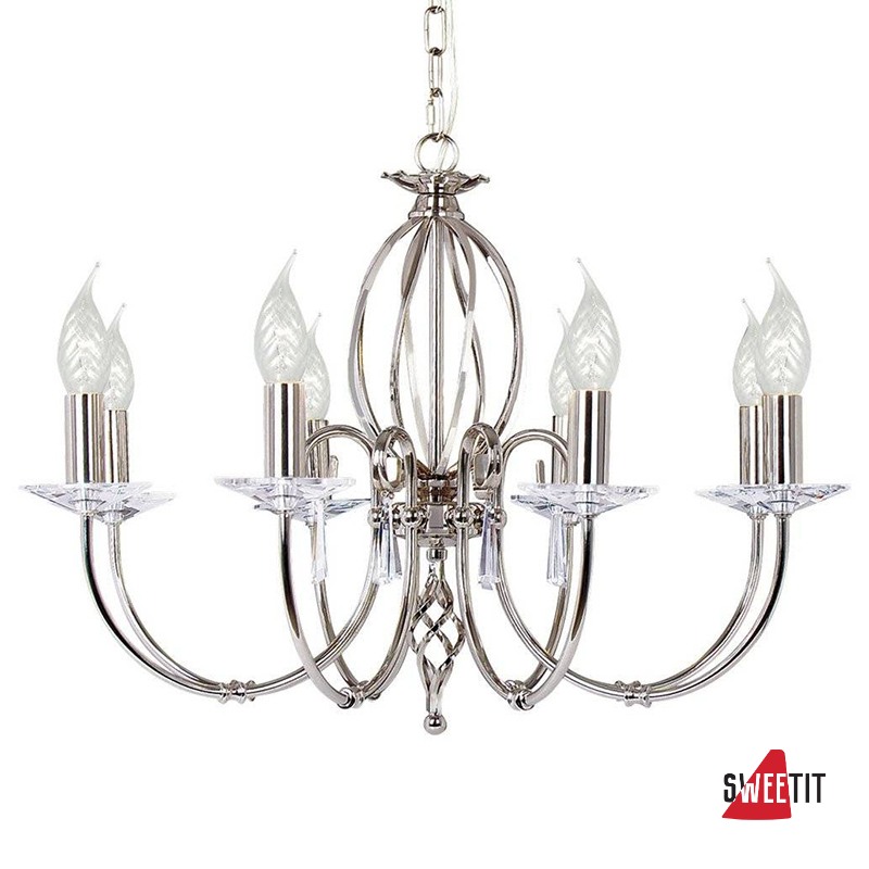 Люстра Elstead Lighting Aegean AG8 POL NICKEL