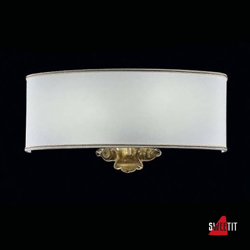 Настенный светильник Italamp 71/APV Transp.-gold/ OP / Avorio Shade