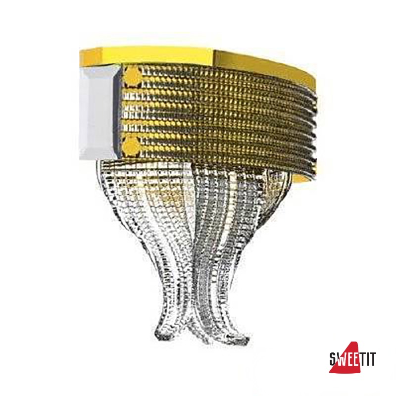 Настенный светильник Beby Group Milano Deco 8030A03 Light gold Transparent Glass