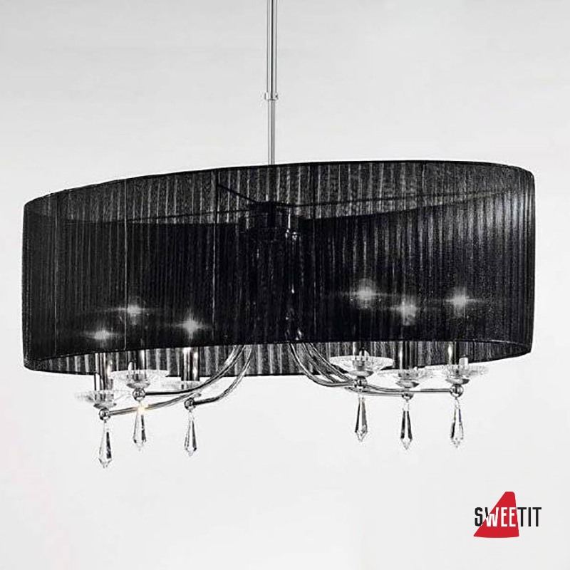 Потолочная люстра IDL Fashion 9027TS/6S Chrome Black