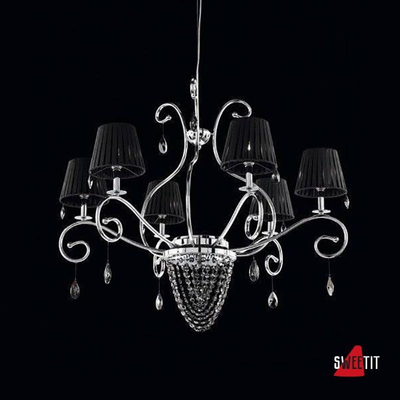 Люстра Beby Group Miss Bjioux 0117B01 Chrome Black Trasparent Cut Crystal